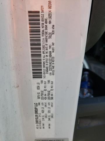 3C6TRVAG1EE108404 - 2014 RAM PROMASTER 1500 STANDARD WHITE photo 13