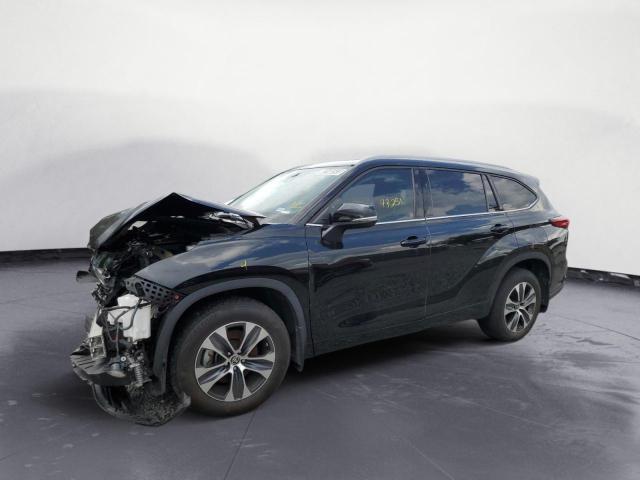 5TDGZRAH0NS092180 - 2022 TOYOTA HIGHLANDER XLE Սև լուսանկար 1