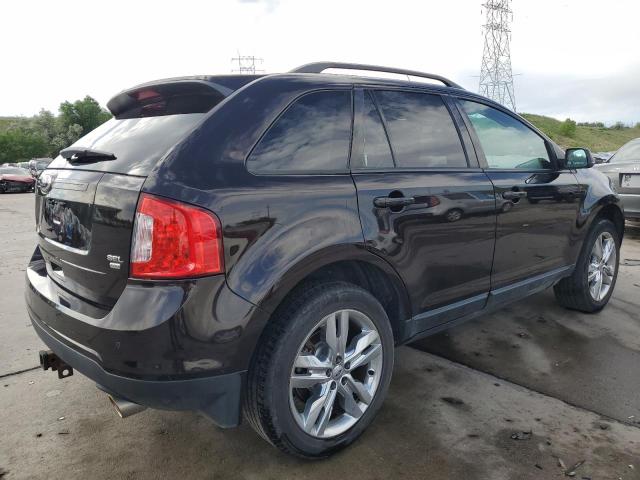 2FMDK4JC3DBE33842 - 2013 FORD EDGE SEL Qəhvəyi foto 3