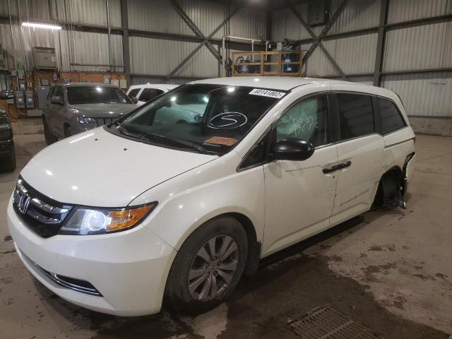 5FNRL5H39FB510402 - 2015 HONDA ODYSSEY SE WHITE photo 2