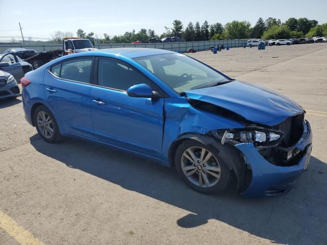 5NPD84LF2HH121676 - 2017 HYUNDAI ELANTRA SE BLUE photo 4