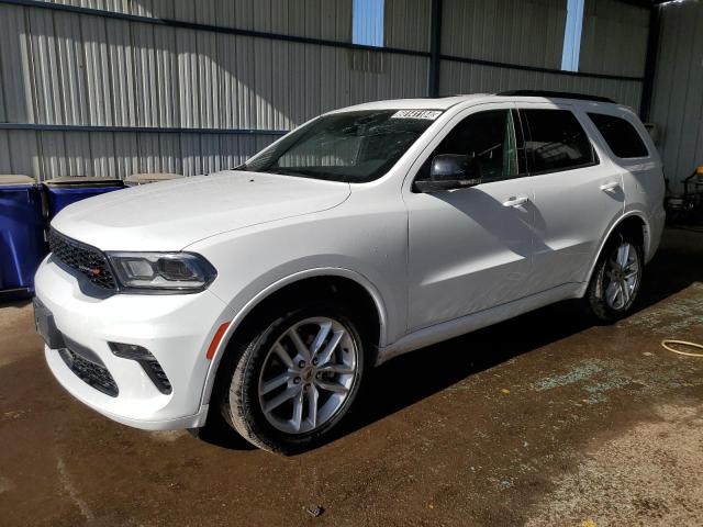 1C4RDJDG7PC572233 - 2023 DODGE DURANGO GT WHITE photo 1