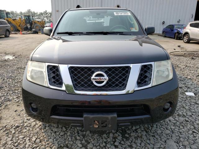 5N1AR1NB2BC611994 - 2011 NISSAN PATHFINDER S BLACK photo 5