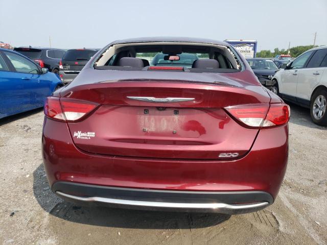 1C3CCCAB5GN150936 - 2016 CHRYSLER 200 LIMITED MAROON photo 6
