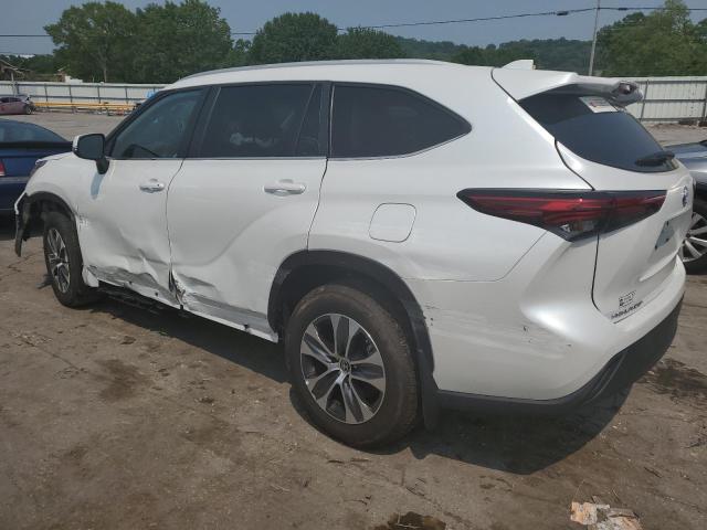 5TDKBRCH7PS571811 - 2023 TOYOTA HIGHLANDER HYBRID XLE WHITE photo 2