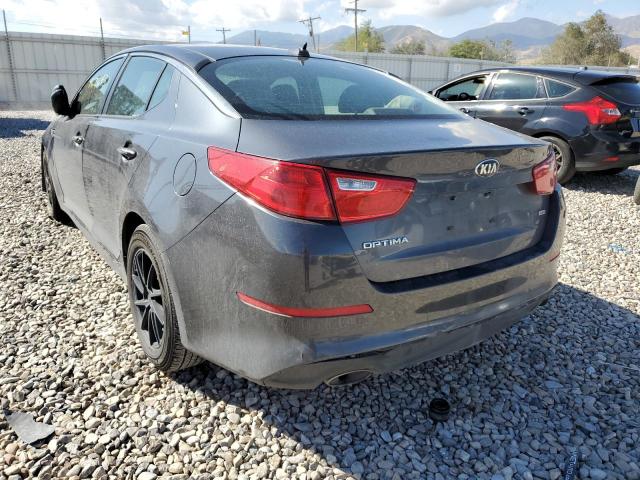 KNAGM4A72F5634943 - 2015 KIA OPTIMA LX BLACK photo 3