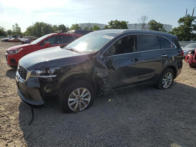 5XYPGDA30KG525700 - 2019 KIA SORENTO L GRAY photo 1