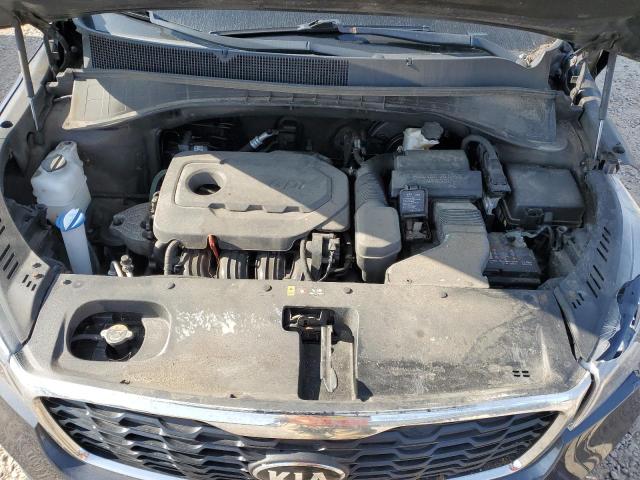 5XYPGDA30KG525700 - 2019 KIA SORENTO L GRAY photo 11