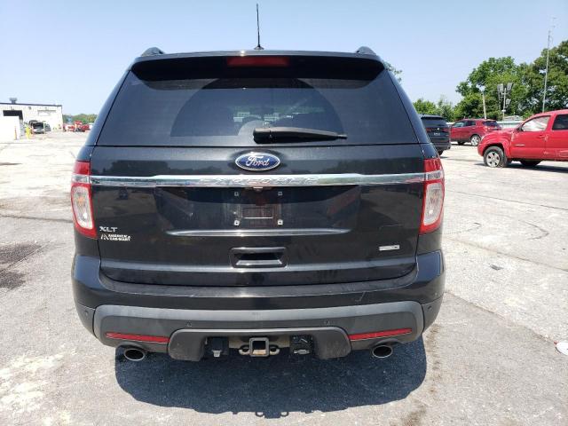 1FM5K7D80DGB51356 - 2013 FORD EXPLORER XLT BLACK photo 6