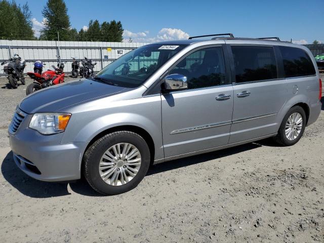 2C4RC1CG3DR808528 - 2013 CHRYSLER TOWN & COU TOURING L SILVER photo 1