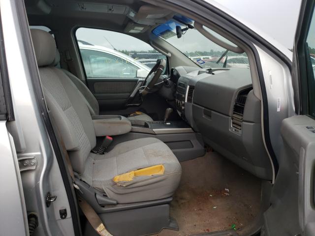 5N1AA08A55N725596 - 2005 NISSAN ARMADA SE SILVER photo 5