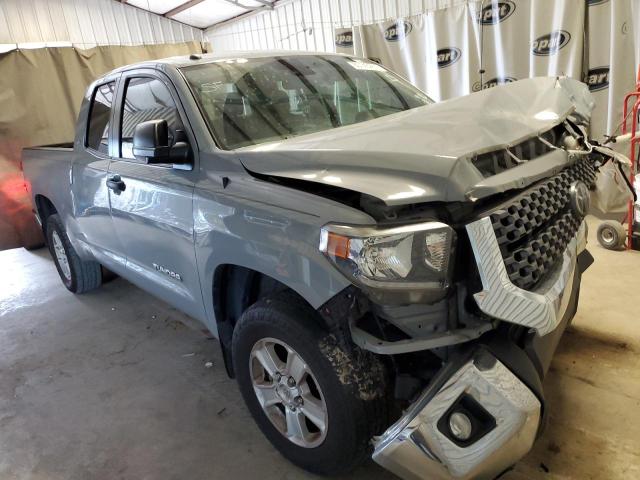 5TFRM5F14KX140894 - 2019 TOYOTA TUNDRA DOUBLE CAB SR/SR5 GRAY photo 1