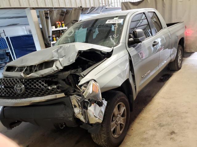 5TFRM5F14KX140894 - 2019 TOYOTA TUNDRA DOUBLE CAB SR/SR5 GRAY photo 2