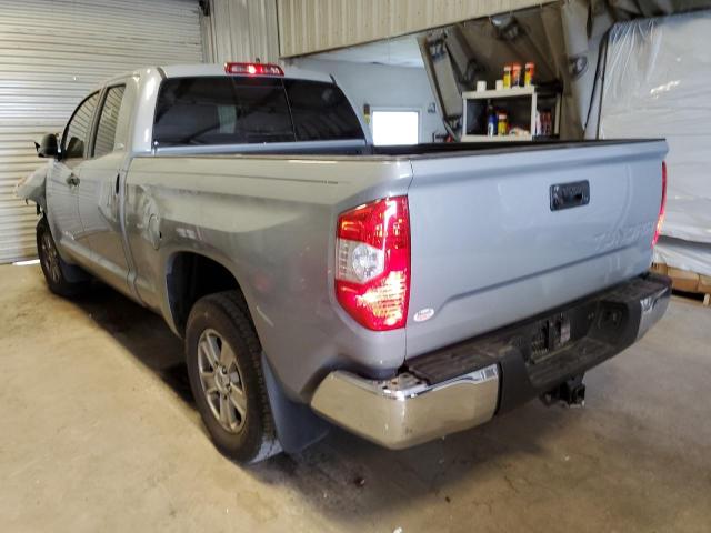 5TFRM5F14KX140894 - 2019 TOYOTA TUNDRA DOUBLE CAB SR/SR5 GRAY photo 3