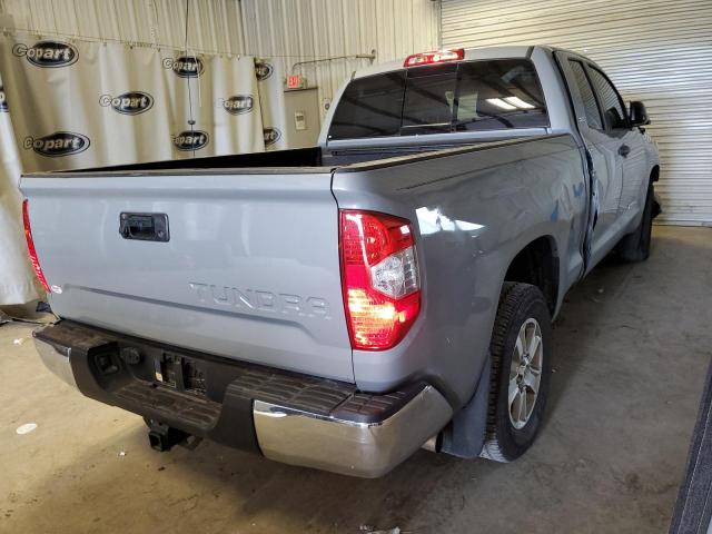 5TFRM5F14KX140894 - 2019 TOYOTA TUNDRA DOUBLE CAB SR/SR5 GRAY photo 4