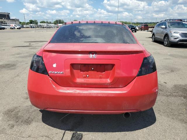 2HGFG12908H530808 - 2008 HONDA CIVIC EXL წითელი ფოტო 6
