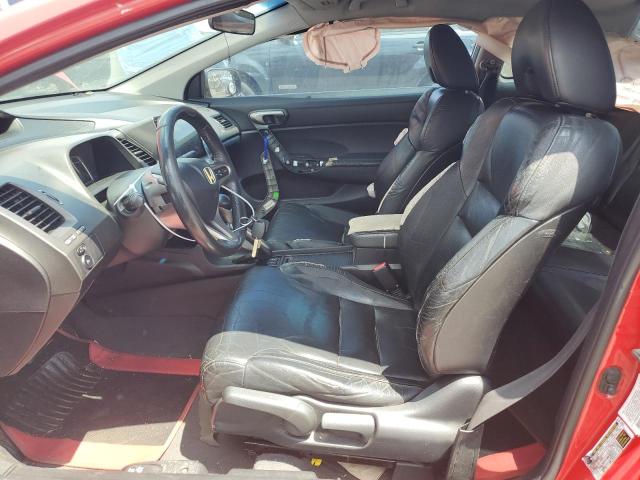 2HGFG12908H530808 - 2008 HONDA CIVIC EXL წითელი ფოტო 7