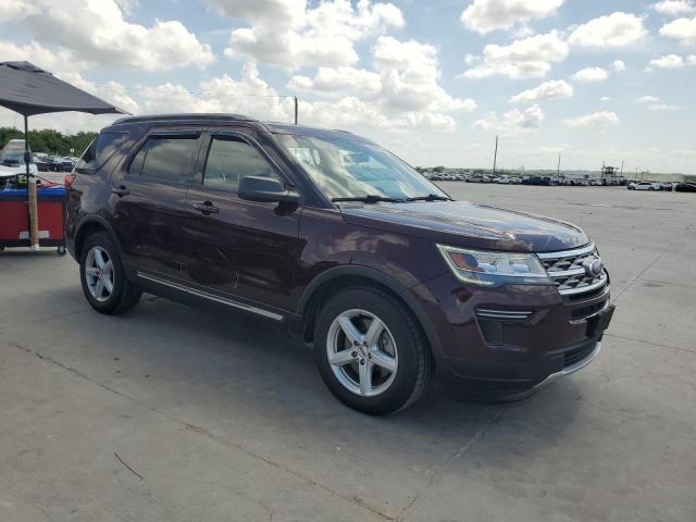 1FM5K7D8XJGA66620 - 2018 FORD EXPLORER XLT BURGUNDY photo 4