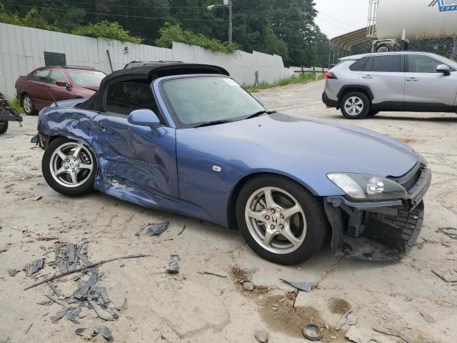 JHMAP11413T004826 - 2003 HONDA S2000 BLUE photo 4