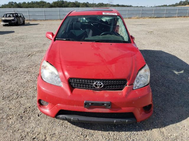 2T1KR32E05C439530 - 2005 TOYOTA COROLLA MA XR RED photo 5
