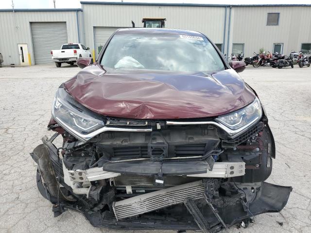 7FARW2H80JE084758 - 2018 HONDA CR-V EXL BURGUNDY photo 5