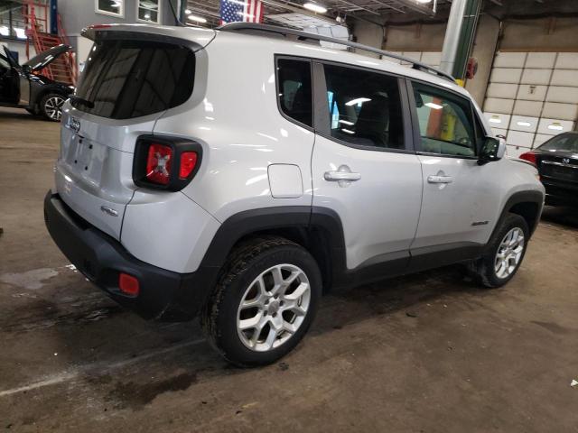 ZACCJBBT0FPB56600 - 2015 JEEP RENEGADE LATITUDE SILVER photo 3