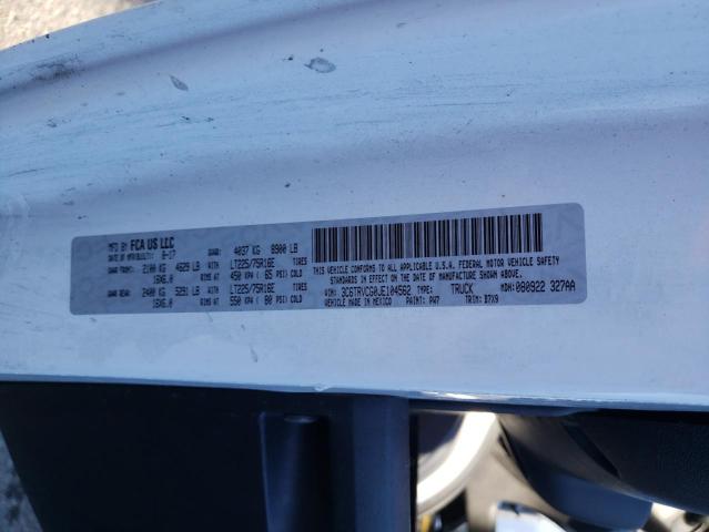 3C6TRVCG0JE104562 - 2018 RAM PROMASTER 2500 HIGH أبيض صورة 10