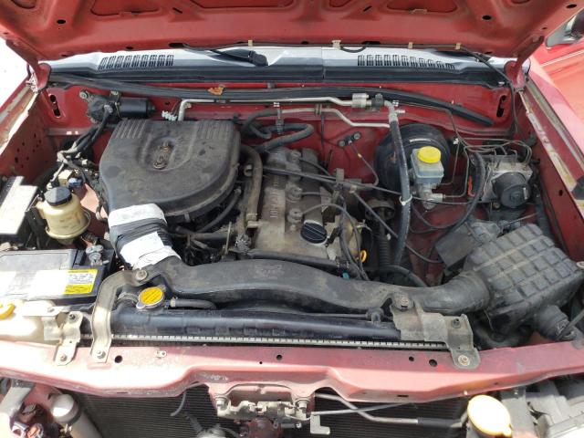 1N6DD26T33C415218 - 2003 NISSAN FRONTIER KING CAB XE RED photo 11