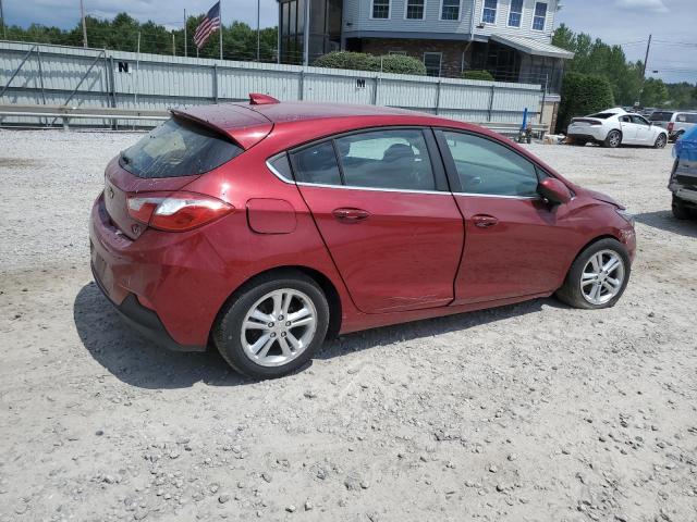 3G1BE6SM3HS598093 - 2017 CHEVROLET CRUZE LT RED photo 3