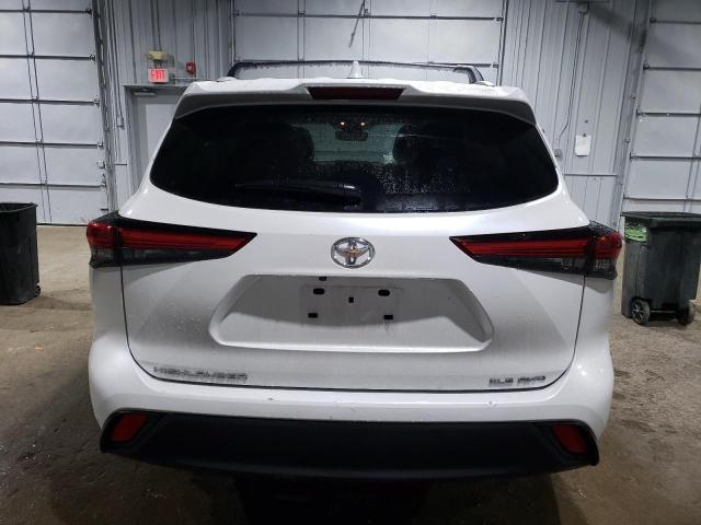 5TDKDRBH8PS044789 - 2023 TOYOTA HIGHLANDER L WHITE photo 6