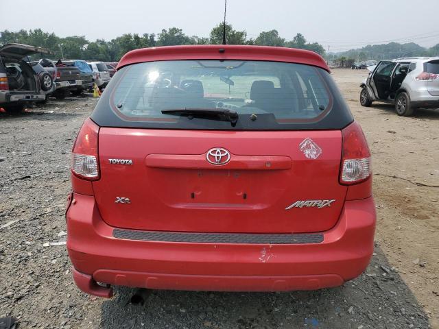 2T1KR32EX3C007671 - 2003 TOYOTA COROLLA MA XR RED photo 6