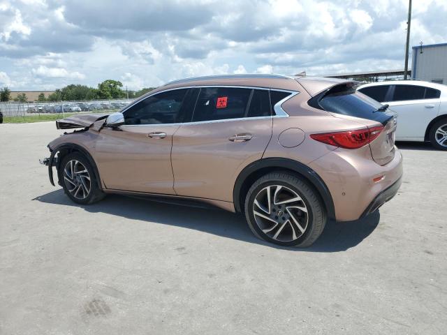 SJKCH5CP6HA039819 - 2017 INFINITI QX30 BASE PINK photo 2