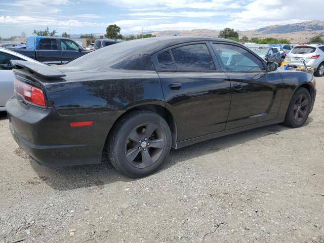 2B3CL3CG8BH544423 - 2011 DODGE CHARGER BLACK photo 3