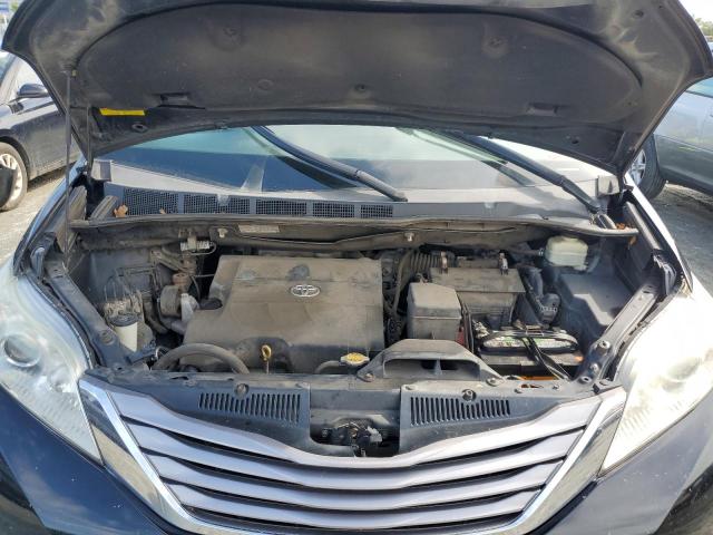 5TDYK3DC2GS764913 - 2016 TOYOTA SIENNA XLE შავი ფოტო 12