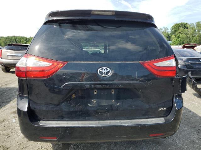5TDYK3DC2GS764913 - 2016 TOYOTA SIENNA XLE შავი ფოტო 6