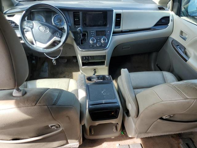 5TDYK3DC2GS764913 - 2016 TOYOTA SIENNA XLE შავი ფოტო 8