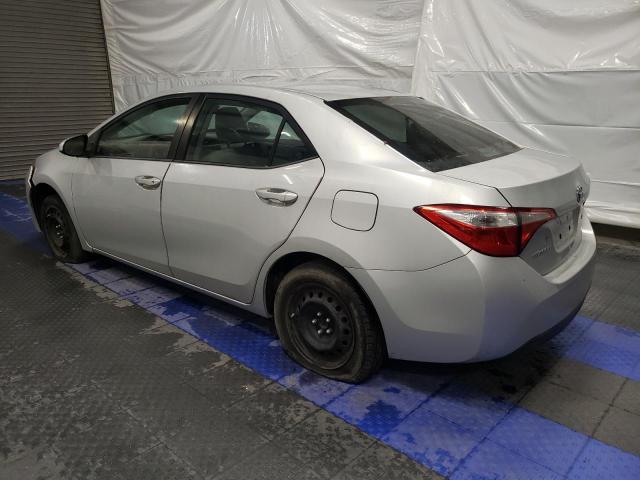 2T1BURHE3EC085320 - 2014 TOYOTA COROLLA L SILVER photo 2