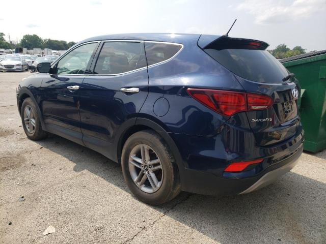 5XYZT3LB7JG524190 - 2018 HYUNDAI SANTA FE BLUE photo 2