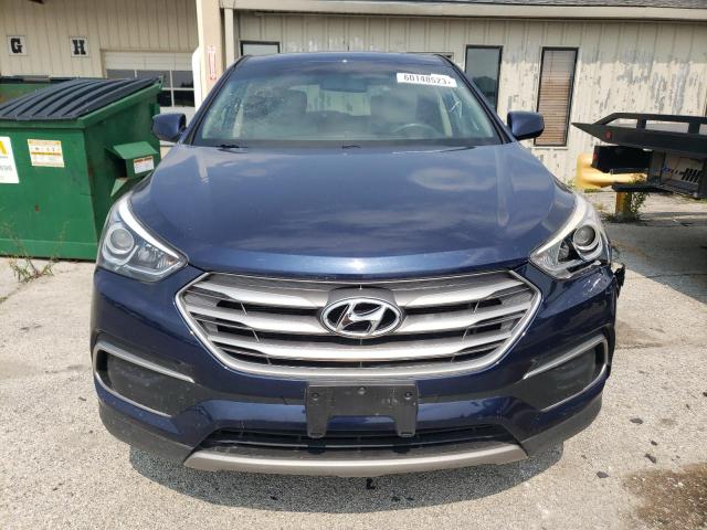 5XYZT3LB7JG524190 - 2018 HYUNDAI SANTA FE BLUE photo 5