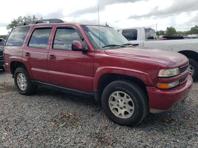 1GNEK13T84R146523 - 2004 CHEVROLET TAHOE K1500 BURGUNDY photo 4