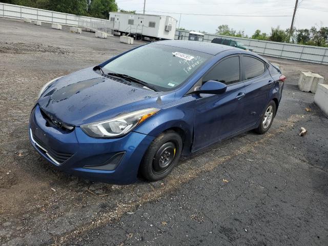 5NPDH4AE0FH552539 - 2015 HYUNDAI ELANTRA SE BLUE photo 1