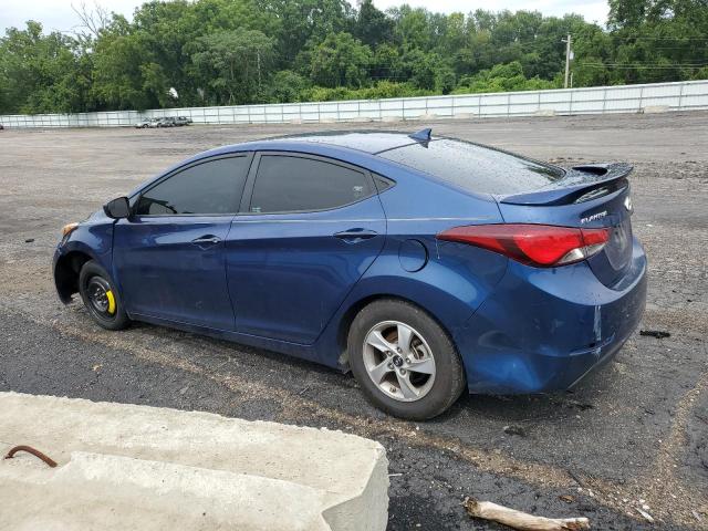 5NPDH4AE0FH552539 - 2015 HYUNDAI ELANTRA SE BLUE photo 2