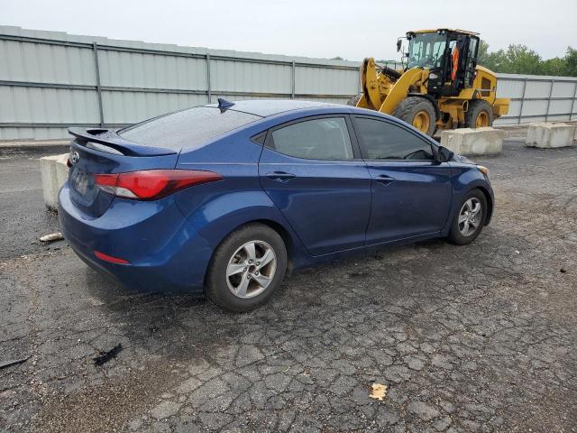 5NPDH4AE0FH552539 - 2015 HYUNDAI ELANTRA SE BLUE photo 3