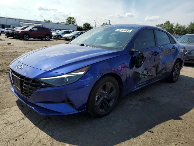 5NPLS4AG4MH007892 - 2021 HYUNDAI ELANTRA SEL BLUE photo 1