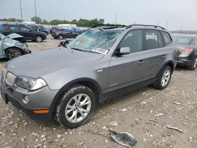 WBXPC93419WJ29063 - 2009 BMW X3 XDRIVE30I GRAY photo 1