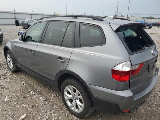 WBXPC93419WJ29063 - 2009 BMW X3 XDRIVE30I GRAY photo 2