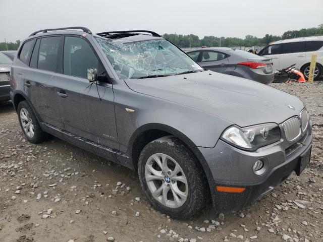 WBXPC93419WJ29063 - 2009 BMW X3 XDRIVE30I GRAY photo 4