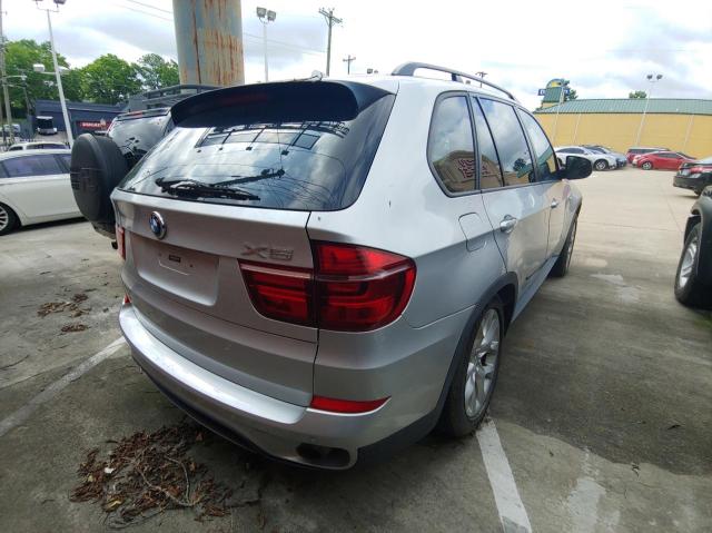 5UXZV4C53CL760738 - 2012 BMW X5 XDRIVE35I SILVER photo 4