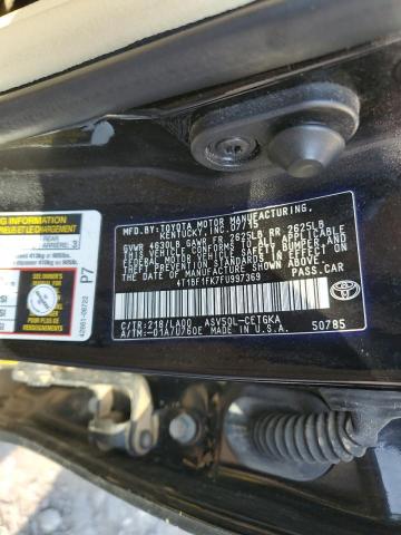 4T1BF1FK7FU997369 - 2015 TOYOTA CAMRY LE BLACK photo 12