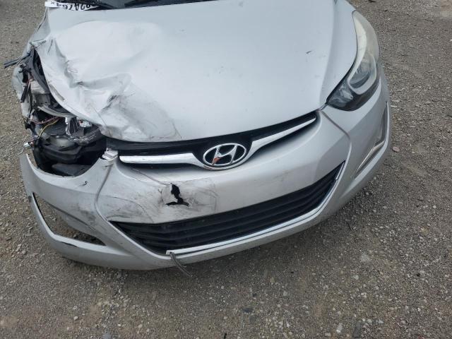 5NPDH4AE2FH624552 - 2015 HYUNDAI ELANTRA SE SILVER photo 11